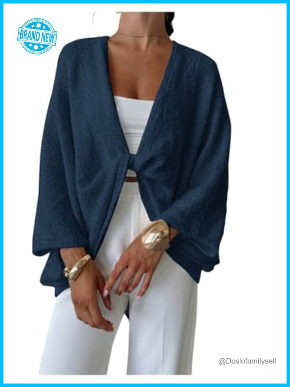 Twist Front Dolman Sleeve Oversized Poncho Sweater Pullover